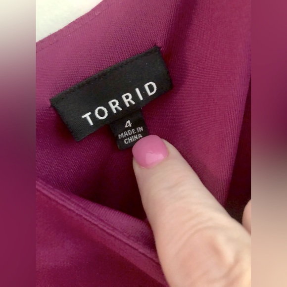 Torrid Mini Chiffon Skater Dress GUC - Picture 5 of 6